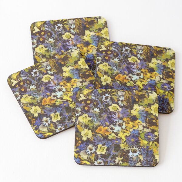 Item preview, Flower bed painting Van Gogh style designed and sold by Gaurav Garg.