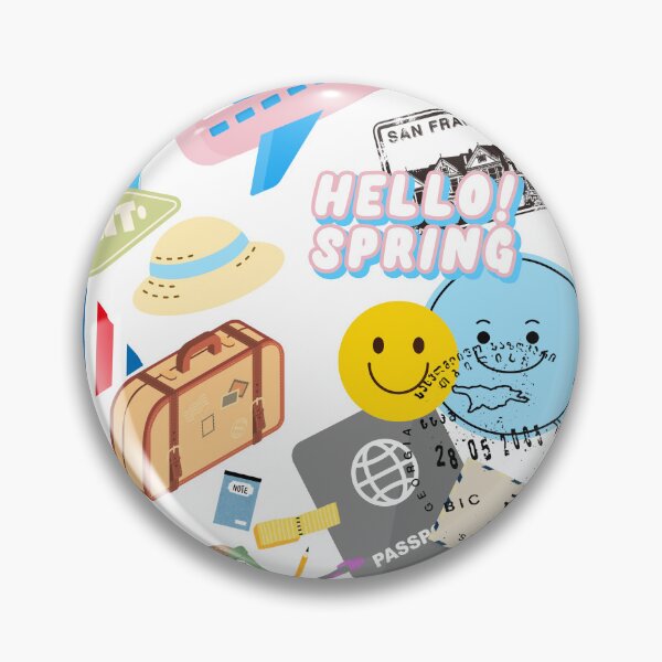 Item preview, happy trip,hello spring, smile  designed and sold by zzzozzo.