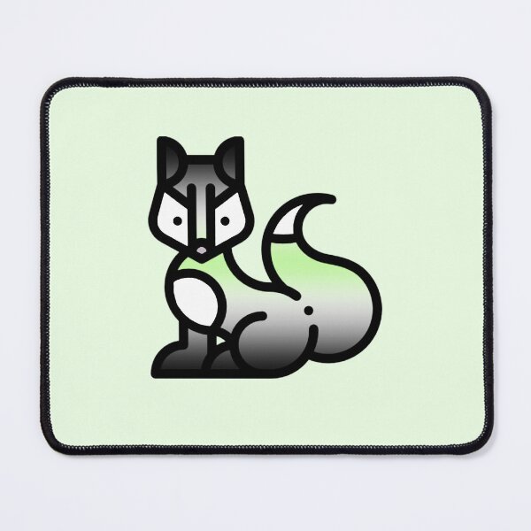 Item preview, Agender pride fox designed and sold by Camilla Wynter.