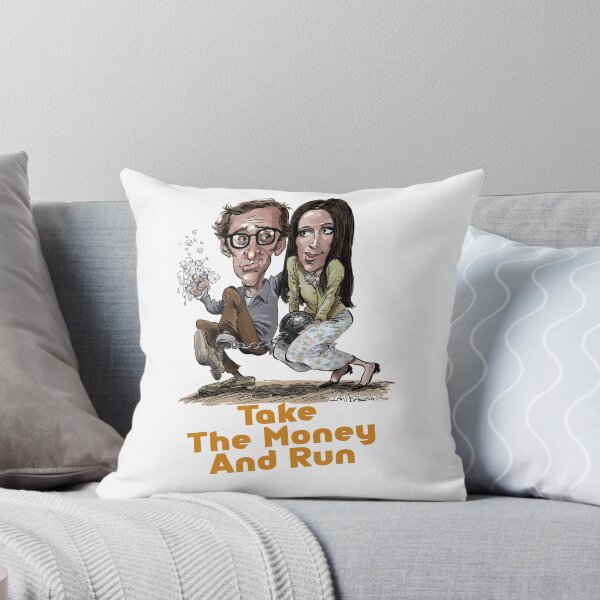 Item preview, Take The Money And Run cartoon designed and sold by IanBakerToons.