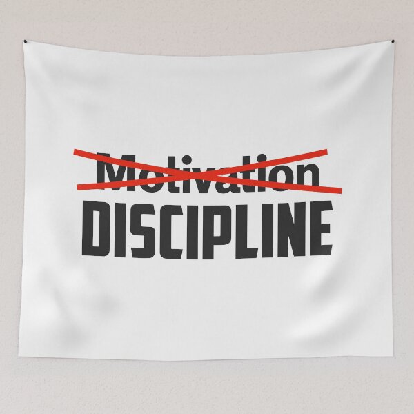 Item preview, Discipline is greater than motivation designed and sold by JackCurtis1991.