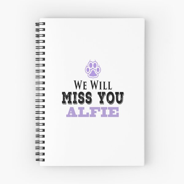 Item preview, Alfie Dog We Will Miss You designed and sold by PodiShawna.