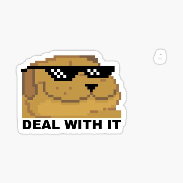 Item preview, deal with it Dog designed and sold by aquinta.