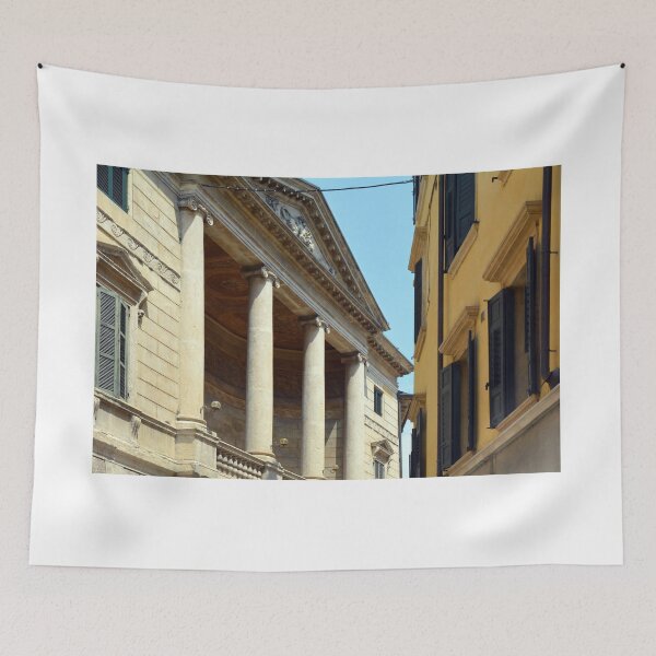 Item preview, Italian buildings with columns, decorative windows and shutters  designed and sold by oanaunciuleanu.