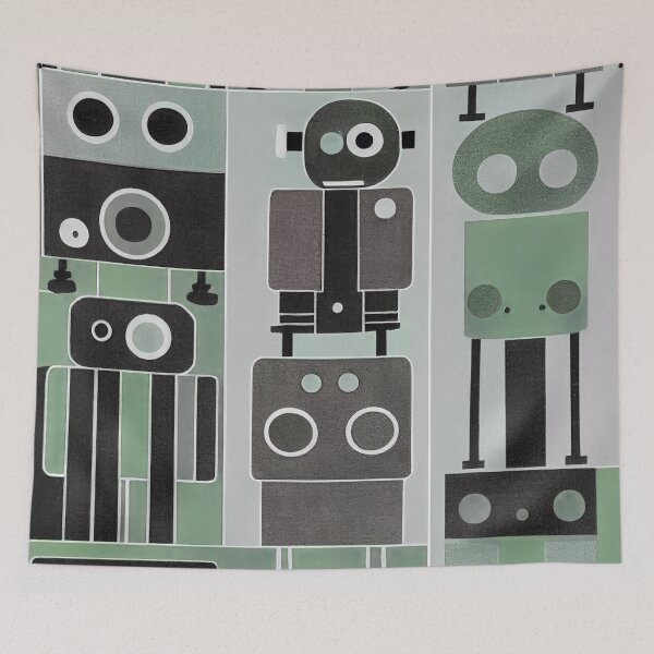 Item preview, ROBOT PATTERN designed and sold by davidjulie.