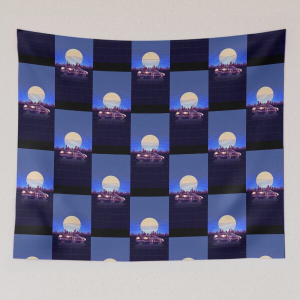 Item preview, DeLorean retrò art  designed and sold by Your-Sensei.