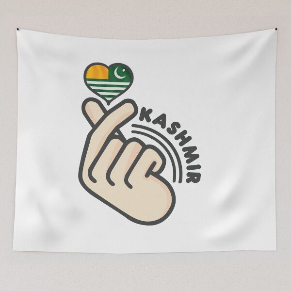 Item preview, Kashmir Saranghae Sign Flag designed and sold by RahallusNtx.