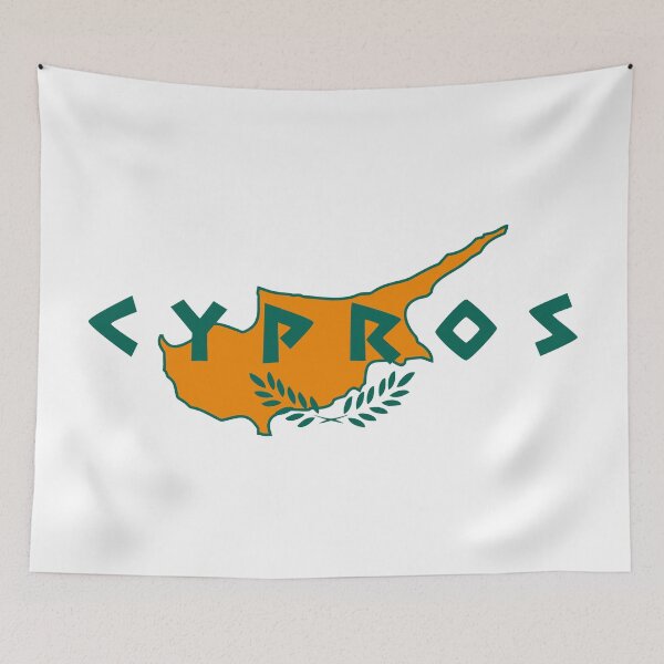 Item preview, Cyprus country flag and text symbol designed and sold by tony4urban.