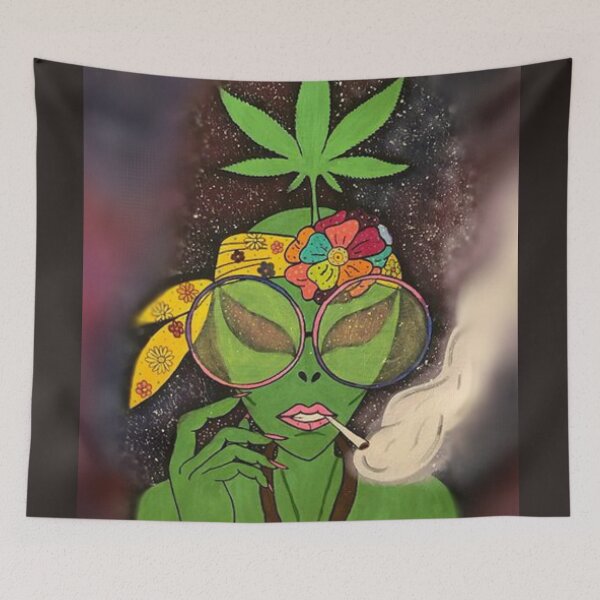 Item preview, hand draw psydelic art designed and sold by merry marley.
