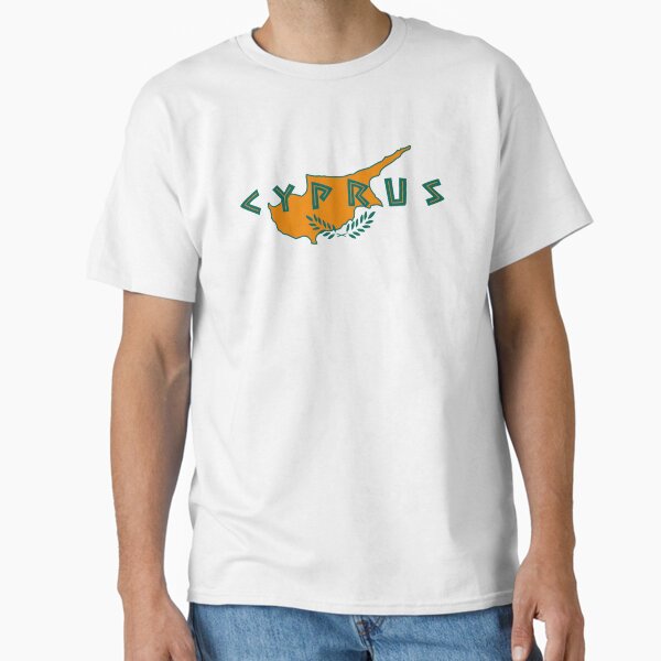 Item preview, Drapeau et symbole textuel du pays de Chypre designed and sold by tony4urban.