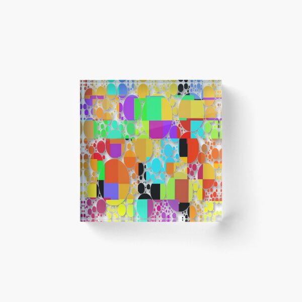 Item preview, Squares and circles overlap designed and sold by Gaurav Garg.