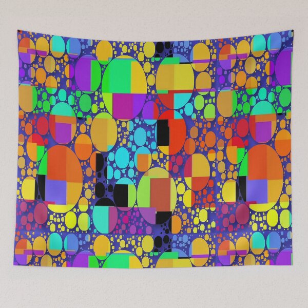 Item preview, Squares and circles overlap designed and sold by Gaurav Garg.