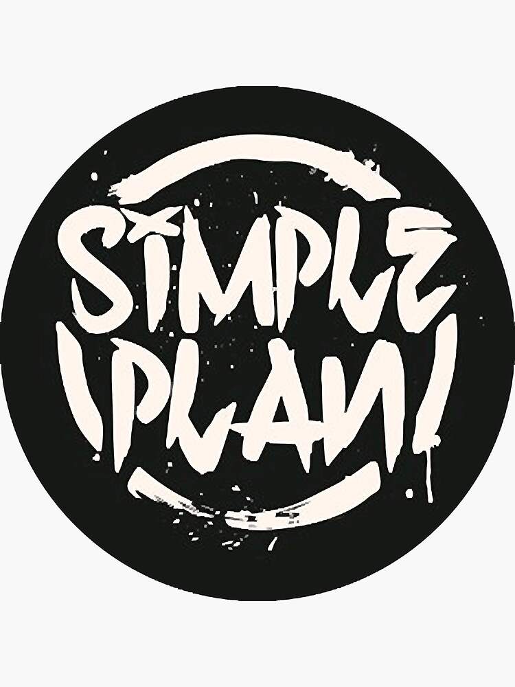 simple-plan-logo-sticker-for-sale-by-ellenhaney-redbubble