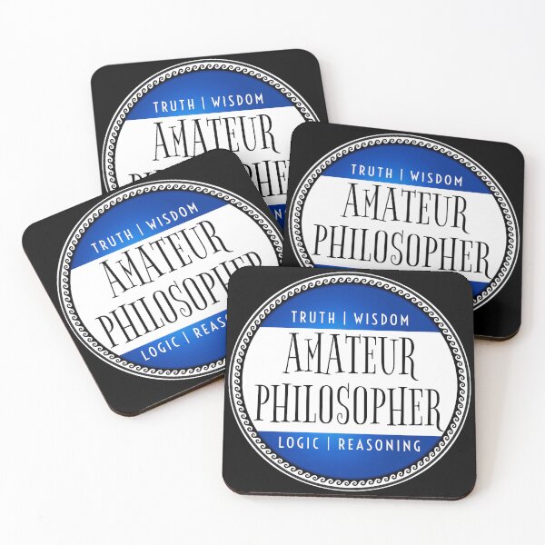 Item preview, Truth Wisdom Logic Reasoning Amateur Philosopher designed and sold by Yiorgos Designs.