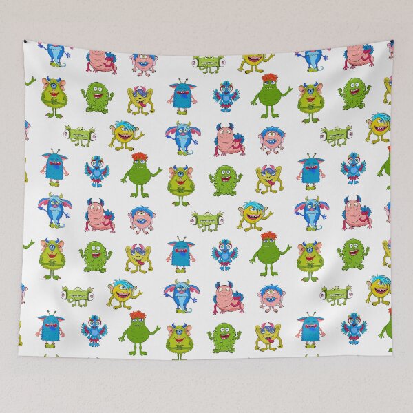 Item preview, Gang of funny monsters. designed and sold by Skaska.