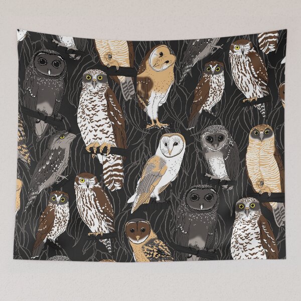 Item preview, AUSTRALIAN OWLS - tee shirts, other apparel & homewares designed and sold by pavlovais.