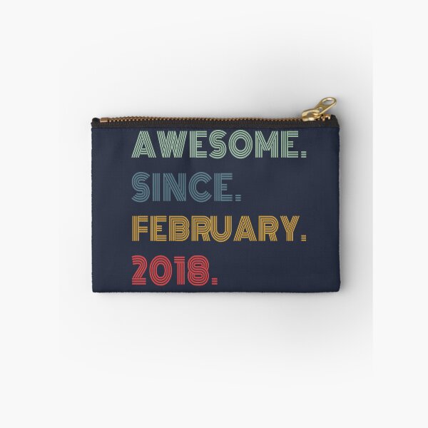 Item preview, Awesome Since February 2018  Funny Birthday Gift designed and sold by Artsy Fun.
