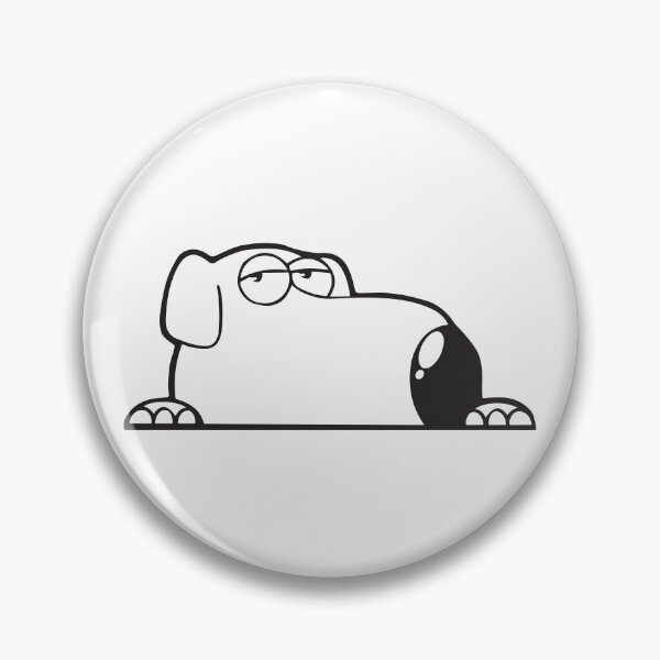 Item preview, Brian Dog Peeker Cartoon Funny designed and sold by hazemham.