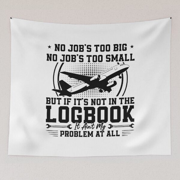 Item preview, No Job's Too Big Plane Aviation Aircraft Mechanic designed and sold by tshirtconcepts.