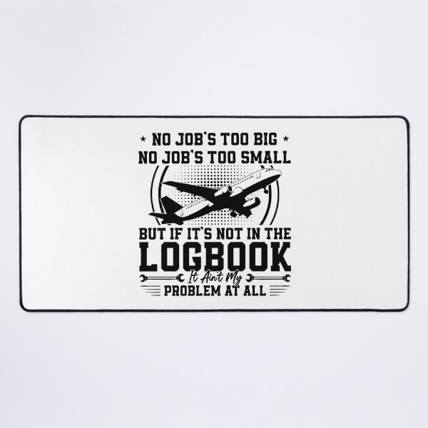 Item preview, No Job's Too Big Plane Aviation Aircraft Mechanic designed and sold by tshirtconcepts.