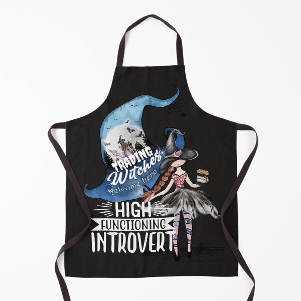 Item preview, Funny Introvert Female Trader gift, Unique gift for stock market, forex, crypto, and options trader, Funny Halloween, Sarcastic Humor, Gift for female trader and investor witch designed and sold by TradingTeesKids.