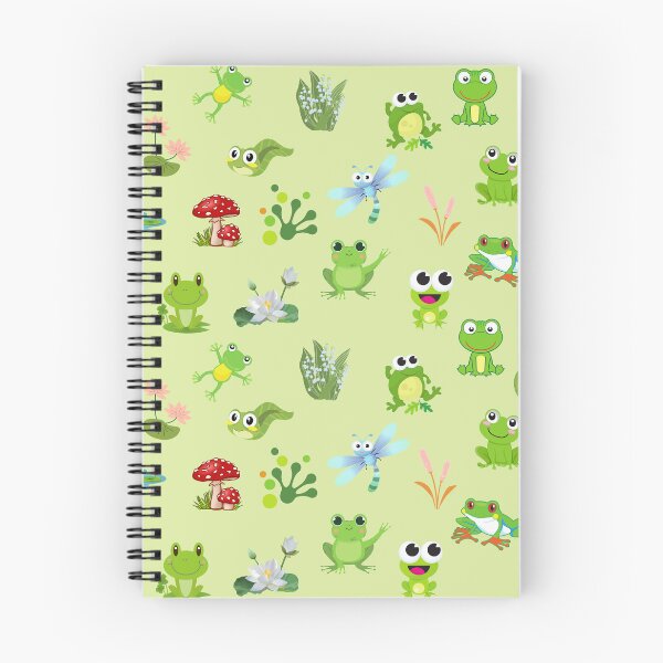 Item preview, Cute frog wallpaper - Frog pattern designed and sold by Rubi16.