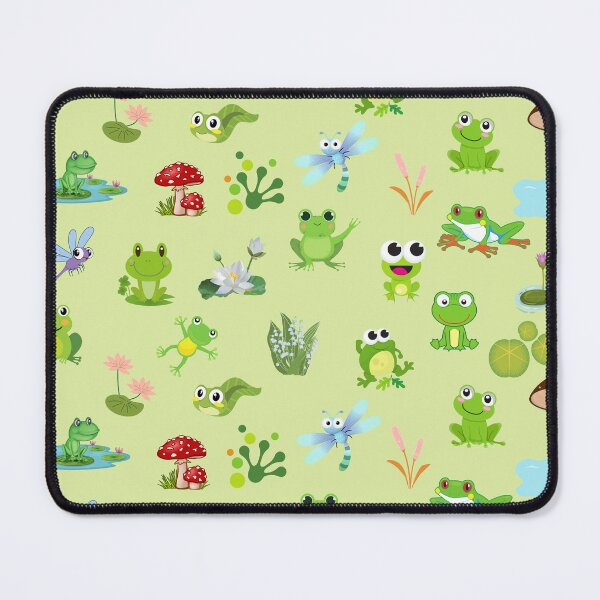 Item preview, Cute frog wallpaper - Frog pattern designed and sold by Rubi16.