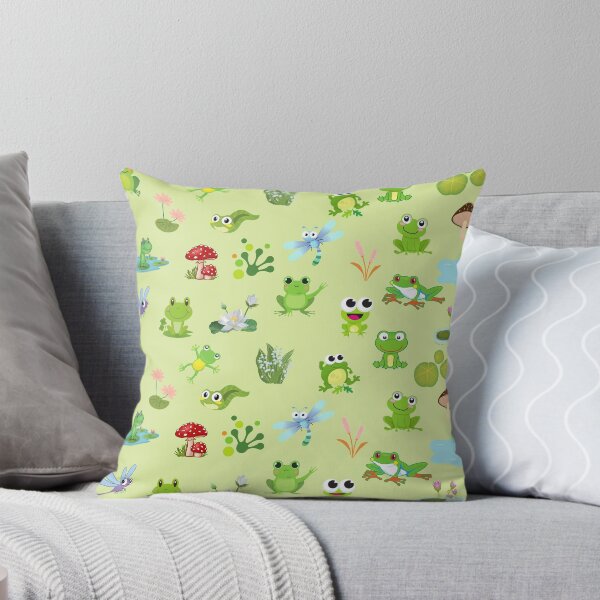 Item preview, Cute frog wallpaper - Frog pattern designed and sold by Rubi16.