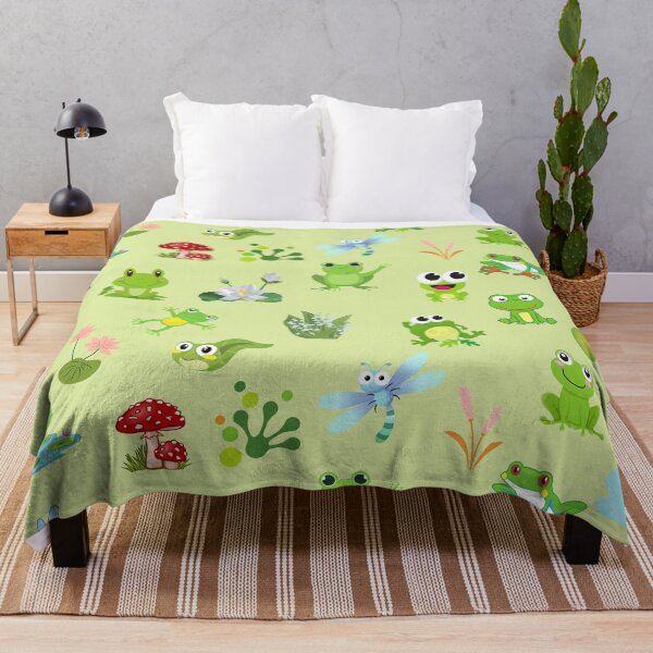Item preview, Cute frog wallpaper - Frog pattern designed and sold by Rubi16.