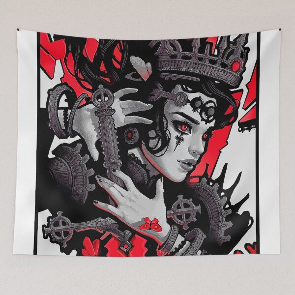 Item preview, Vaporwave Beauty Queen Traditional Fine Art designed and sold by OWLvision33.