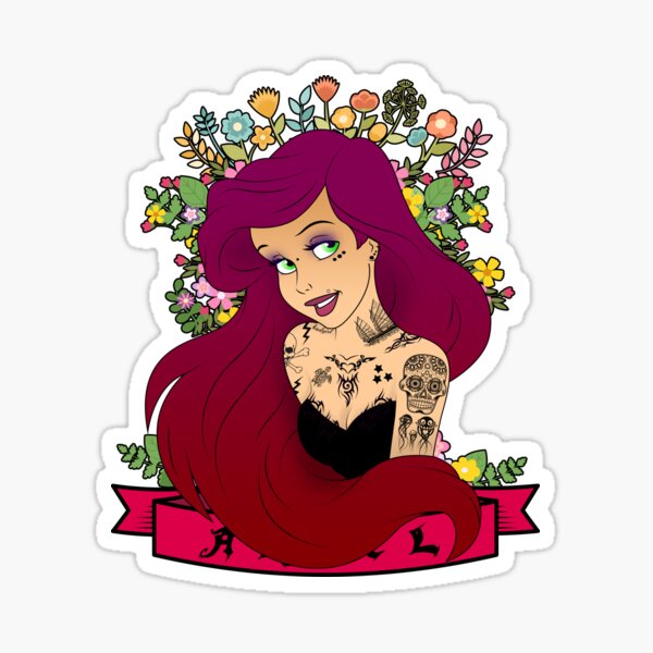 Tattoo Princess Stickers for Sale