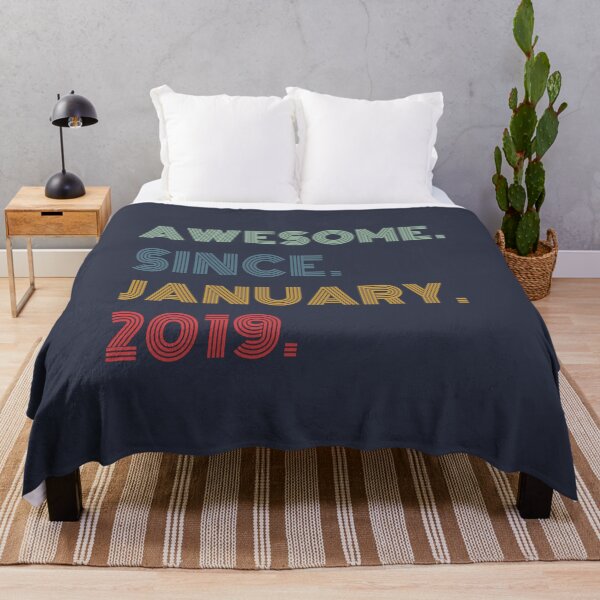 Item preview, Awesome Since January 2019 Funny Birthday Gift designed and sold by Artsy Fun.