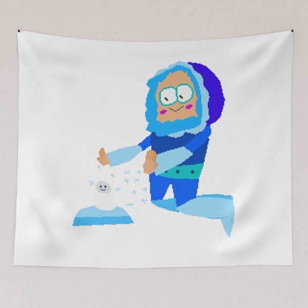 Item preview, Light Blue Hero Ice Man Mega Man designed and sold by Robertwattscrai.