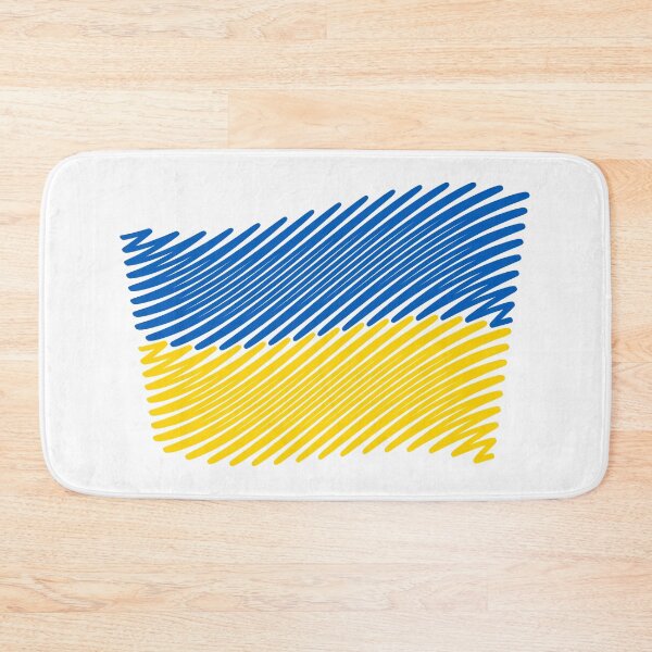 Item preview, Ukraine Flag Scribble (Blue - Yellow) designed and sold by MrFaulbaum.