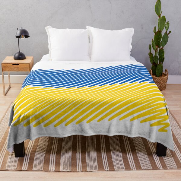 Item preview, Ukraine Flag Scribble (Blue - Yellow) designed and sold by MrFaulbaum.