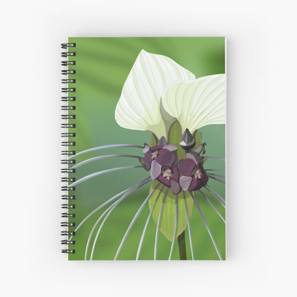 Item preview, White bat plant  designed and sold by Purplepugprints.