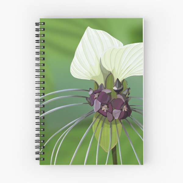Item preview, White bat plant  designed and sold by Purplepugprints.