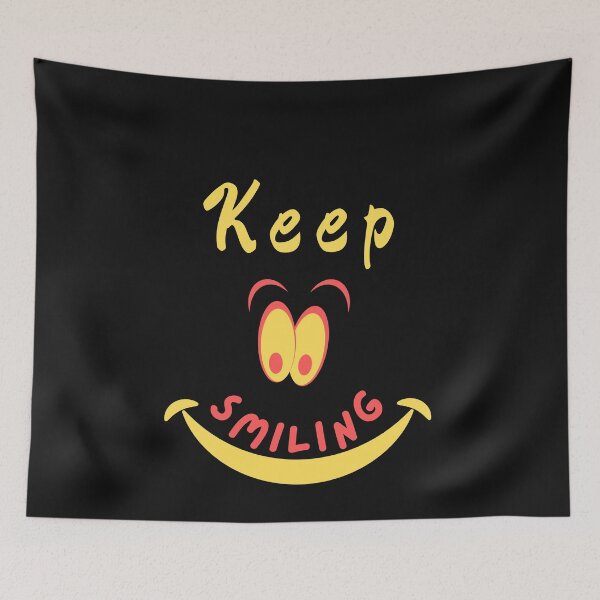 Item preview, keep smiling| keep on smiling| Mr. Fun, Happy designed and sold by Glitches 16.
