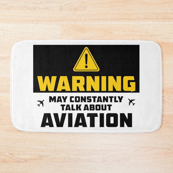 Item preview, Funny Aviation Warning Sign Talk About Aviation - Airplanes Lover - Aviator Quote designed and sold by Ikaroots.