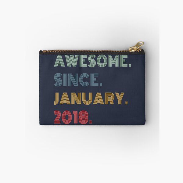 Item preview, Awesome Since January 2018, Funny Birthday Quote Gift designed and sold by Artsy Fun.