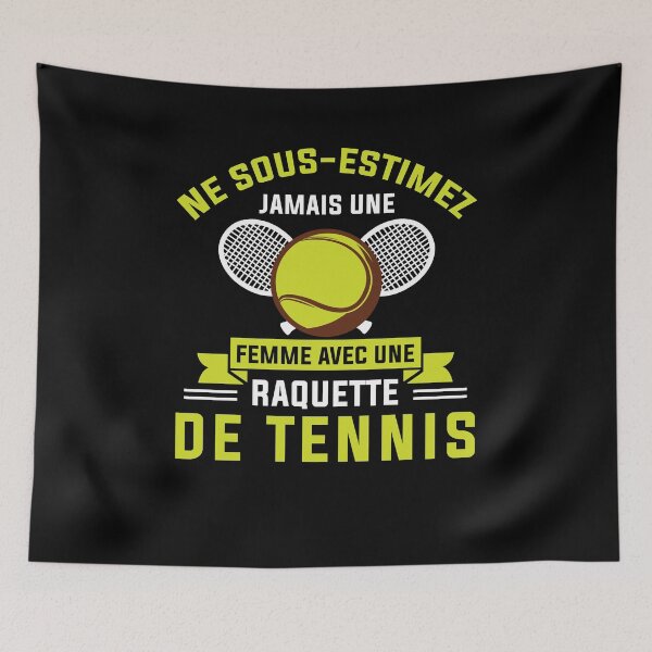 Item preview, Joueuse de Tennis Cadeau Femme Avec Raquette de Tennis designed and sold by Lenny Stahl.