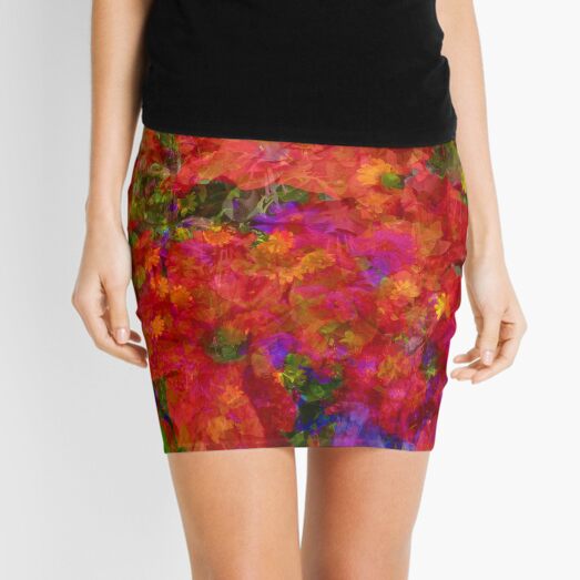 Flower blend Mini Skirt