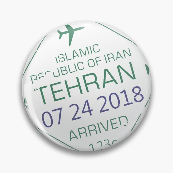 Item preview, Iran, Tehran - Passport Stamp designed and sold by Sejmen.
