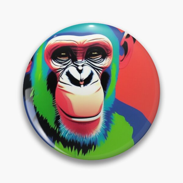 Artikelvorschau, Chimp Pop Art entworfen und verkauft von Artis-t-fun.