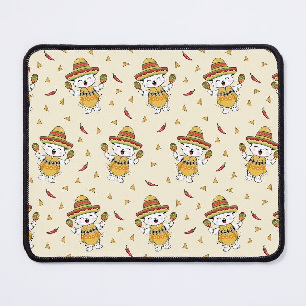 Item preview, Traditional Mexican Cat | Shake Your Maracas | Funny Cat designed and sold by Pisutachio.