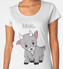 Meh. - Goat of indifference Women's Premium T-Shirt