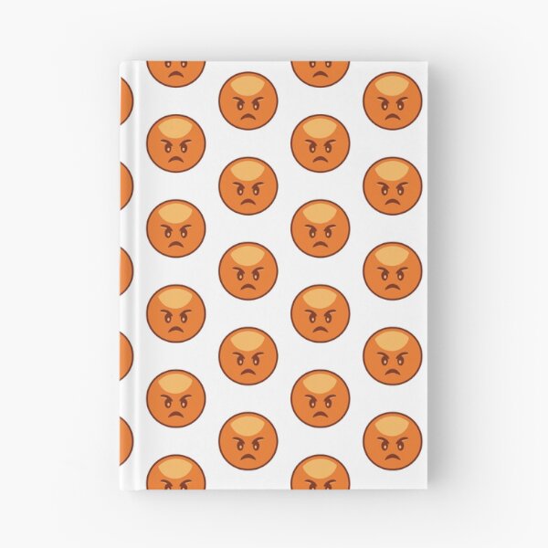 Item preview, I Hate You Angry orange Emoji designed and sold by bolkibox.