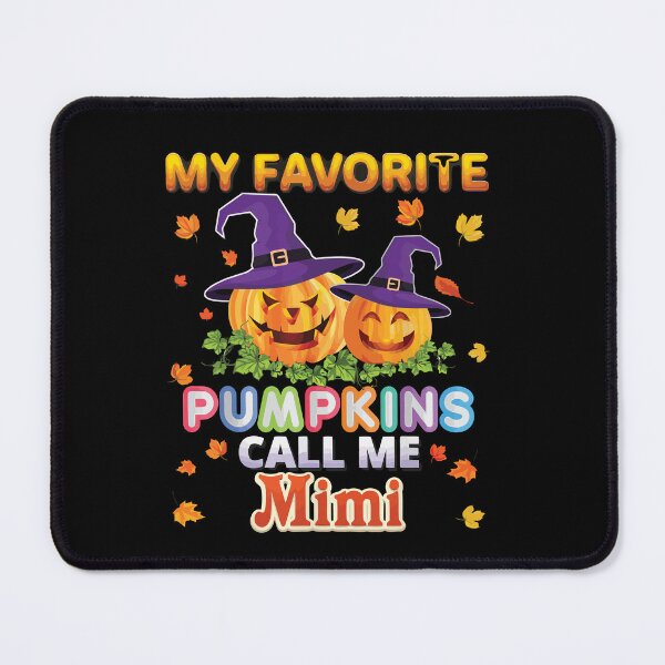 Aperçu de l'œuvre My Favorite Pumpkins Call Me Mimi,mimis little pumpkin halloween gift créée et vendue par artzaka.
