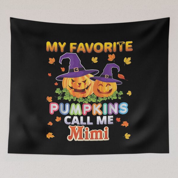 Artikelvorschau, My Favorite Pumpkins Call Me Mimi,mimis little pumpkin halloween gift entworfen und verkauft von artzaka.