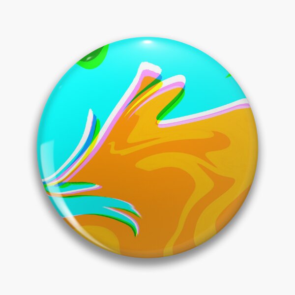 Item preview, Aqua Blue, Yellow and Orange Tones Marble Pattern designed and sold by theprintedclub.
